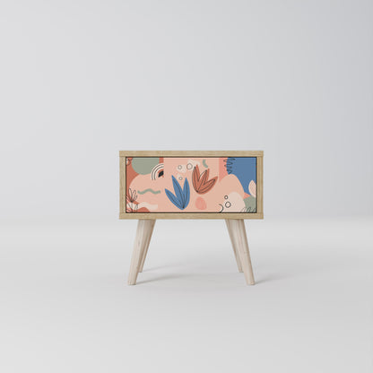 Comodino PASTEL DESTINY in effetto rovere