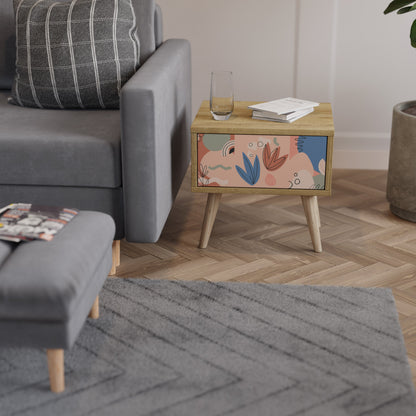 Comodino PASTEL DESTINY in effetto rovere