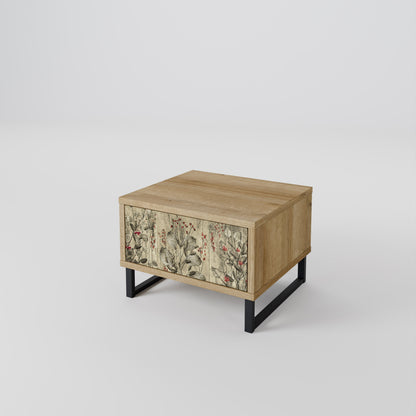 Comodino HERBAL GRACE effetto rovere