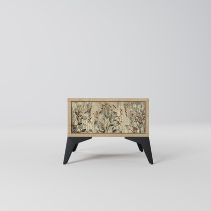 Comodino HERBAL GRACE effetto rovere