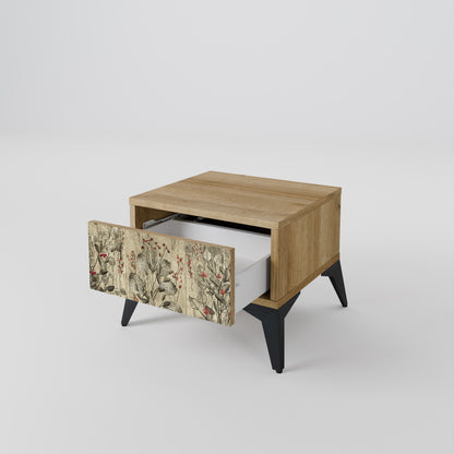 Comodino HERBAL GRACE effetto rovere