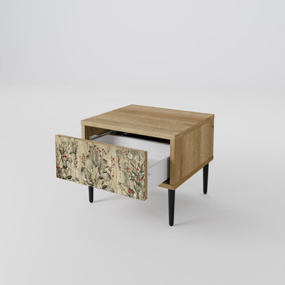Comodino HERBAL GRACE effetto rovere