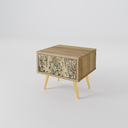 Comodino HERBAL GRACE effetto rovere