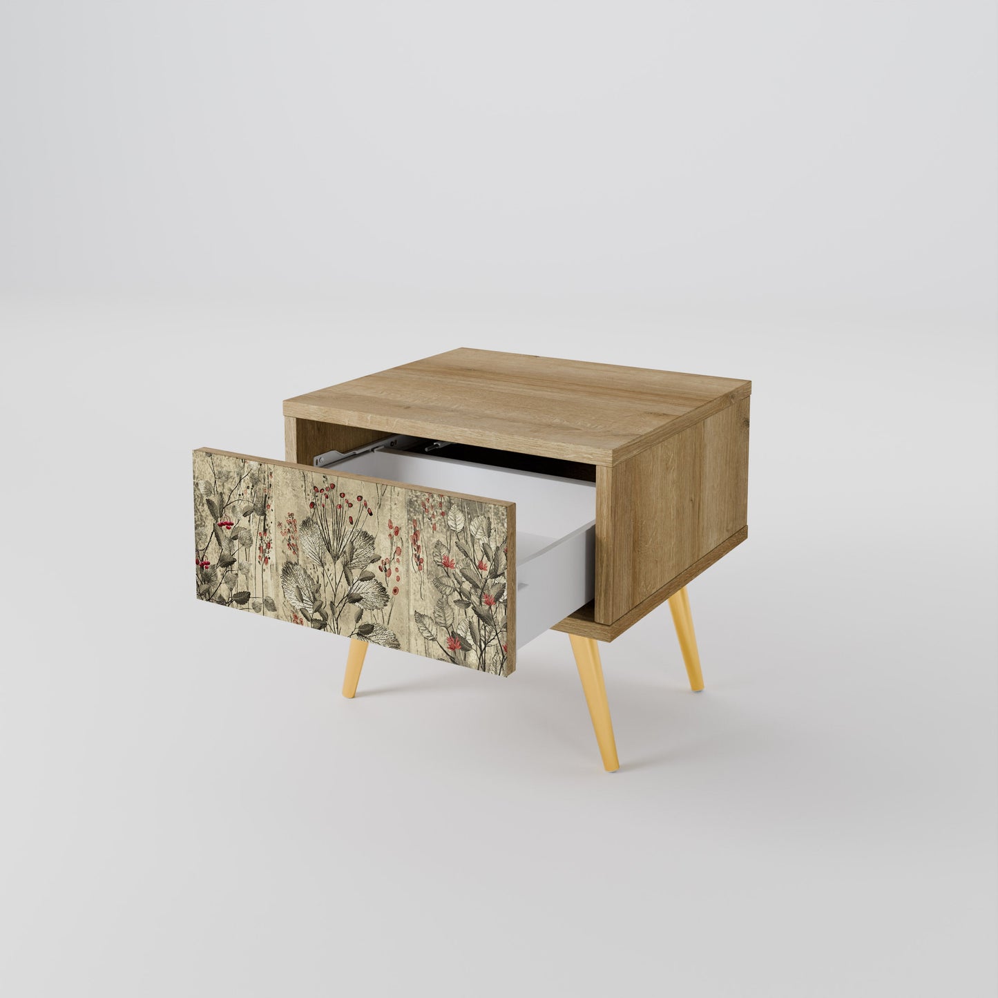Comodino HERBAL GRACE effetto rovere