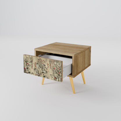 Comodino HERBAL GRACE effetto rovere