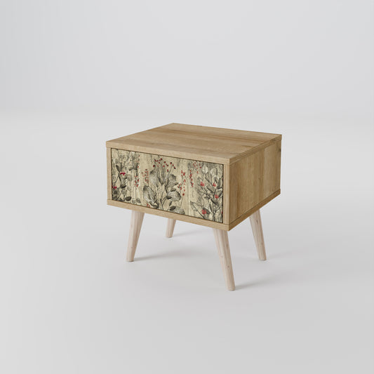 Comodino HERBAL GRACE effetto rovere