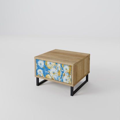 Comodino DAISY LUXE effetto rovere