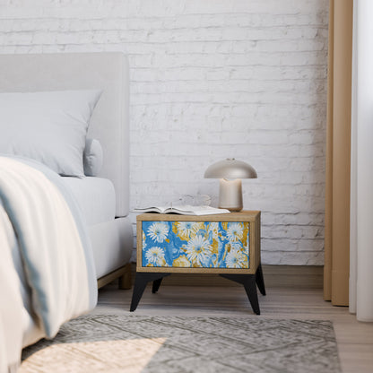 Comodino DAISY LUXE effetto rovere