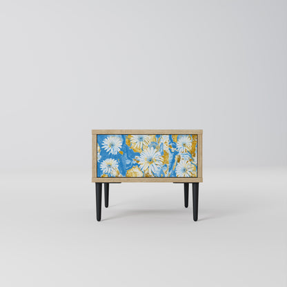 Comodino DAISY LUXE effetto rovere