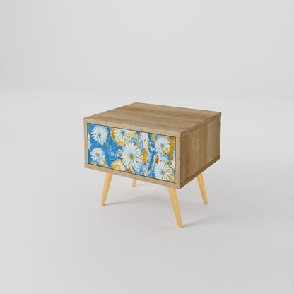 Comodino DAISY LUXE effetto rovere