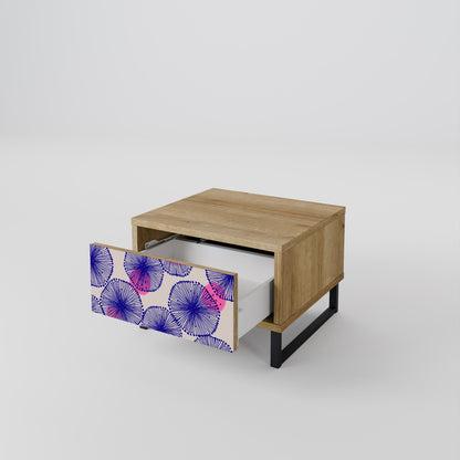 Comodino MAGIC NATURE in effetto rovere