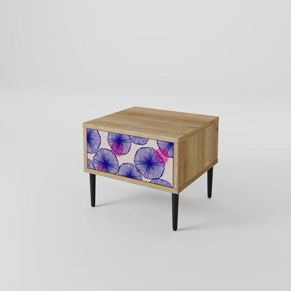 Comodino MAGIC NATURE in effetto rovere