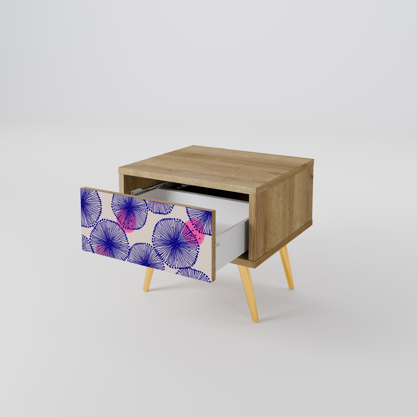 Comodino MAGIC NATURE in effetto rovere