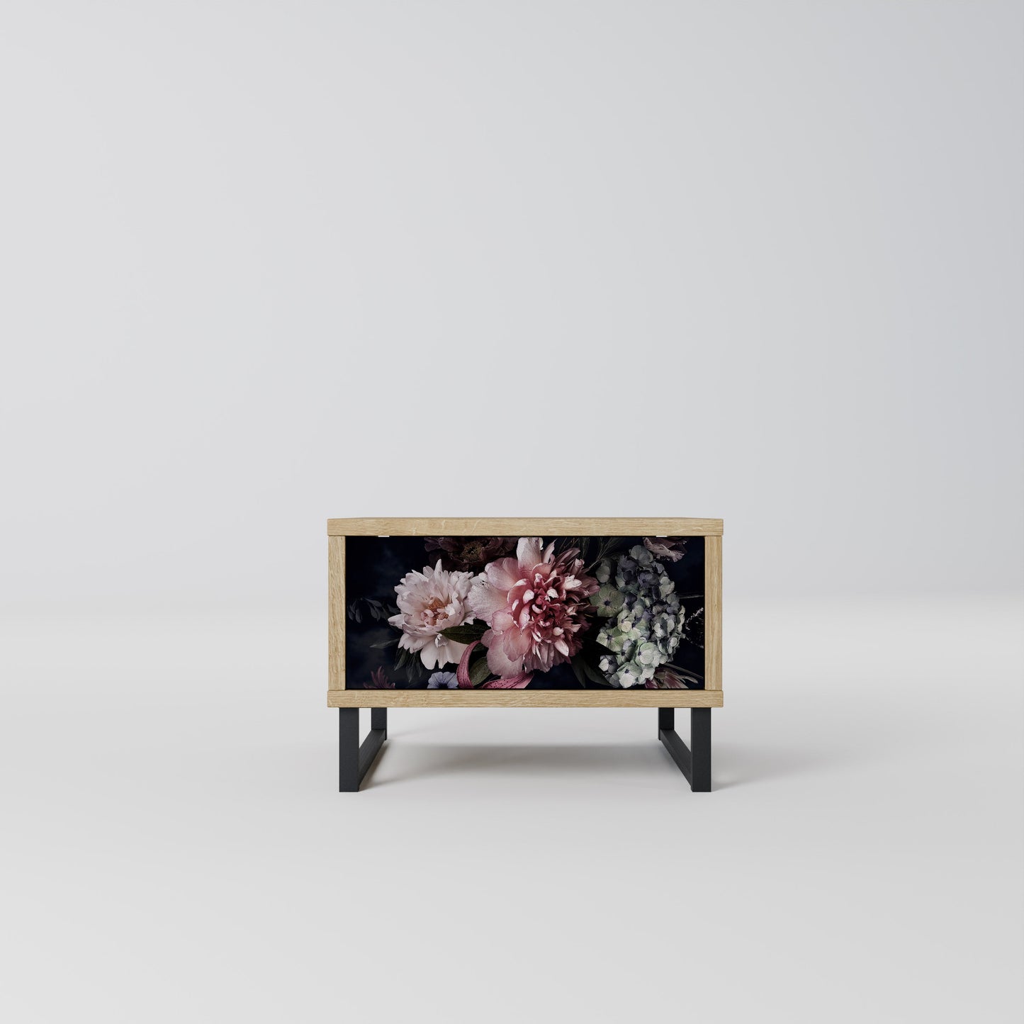 Comodino PURE BLOSSOM in effetto rovere