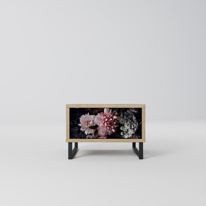 Comodino PURE BLOSSOM in effetto rovere