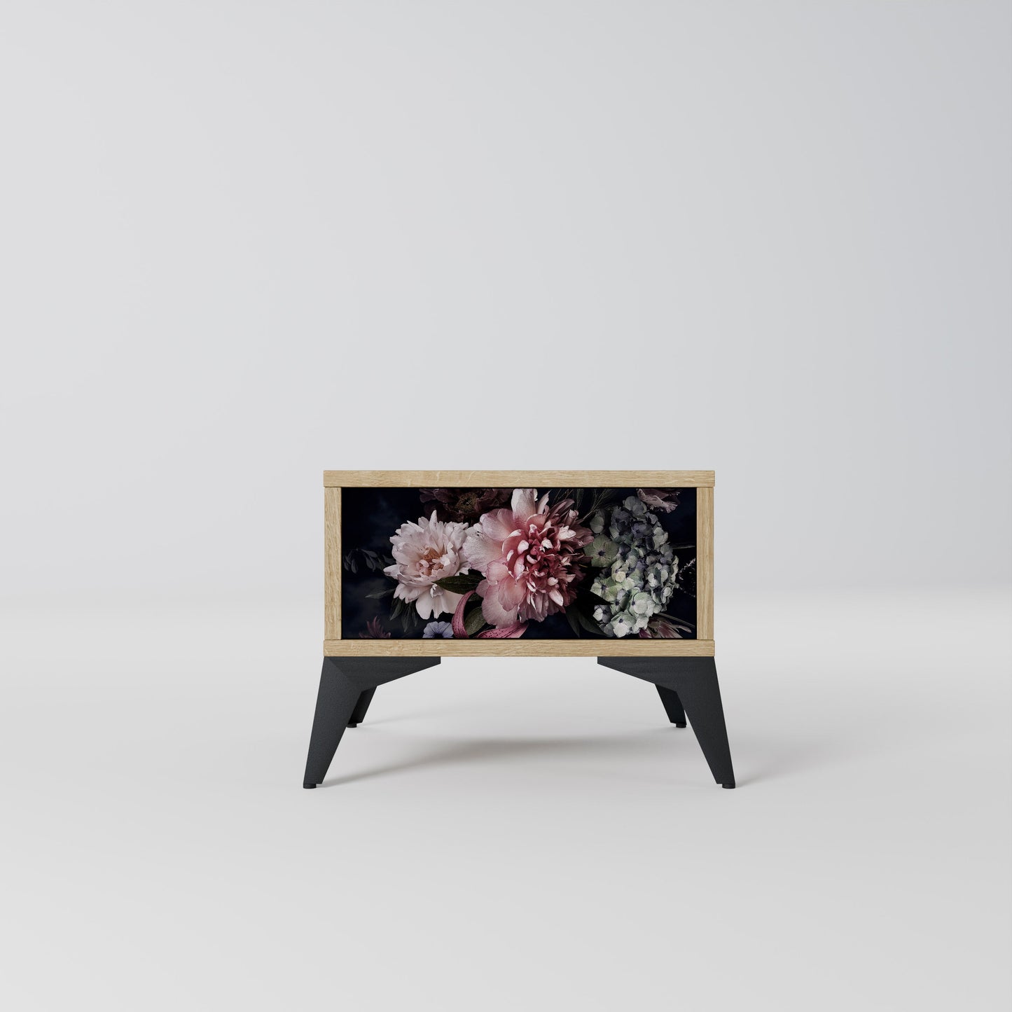 Comodino PURE BLOSSOM in effetto rovere