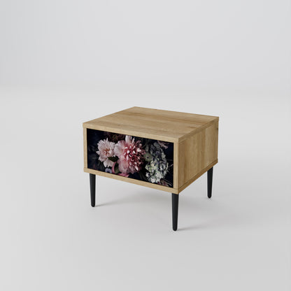 Comodino PURE BLOSSOM in effetto rovere