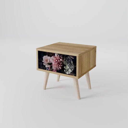 Comodino PURE BLOSSOM in effetto rovere