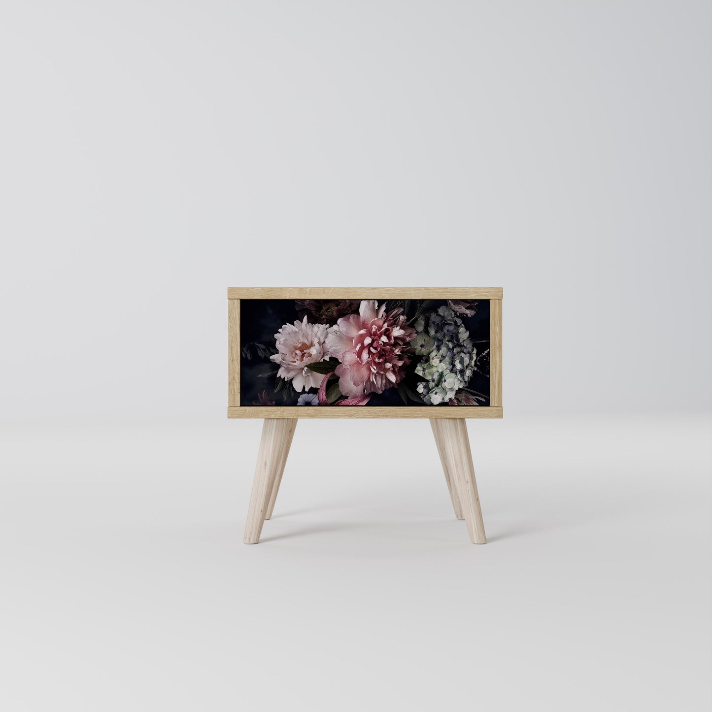Comodino PURE BLOSSOM in effetto rovere