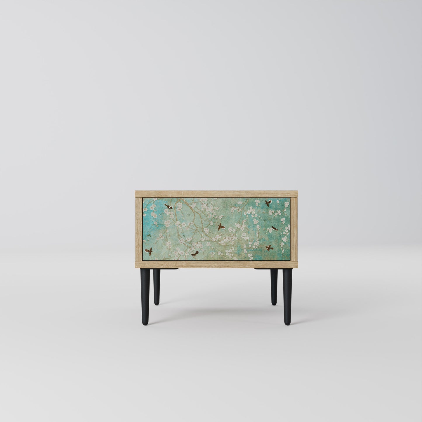 BLOOMING CHARM Nightstand in Oak Effect