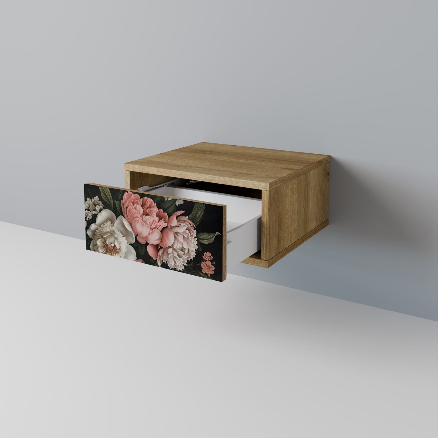 Comodino LUSH ELEGANCE in effetto rovere