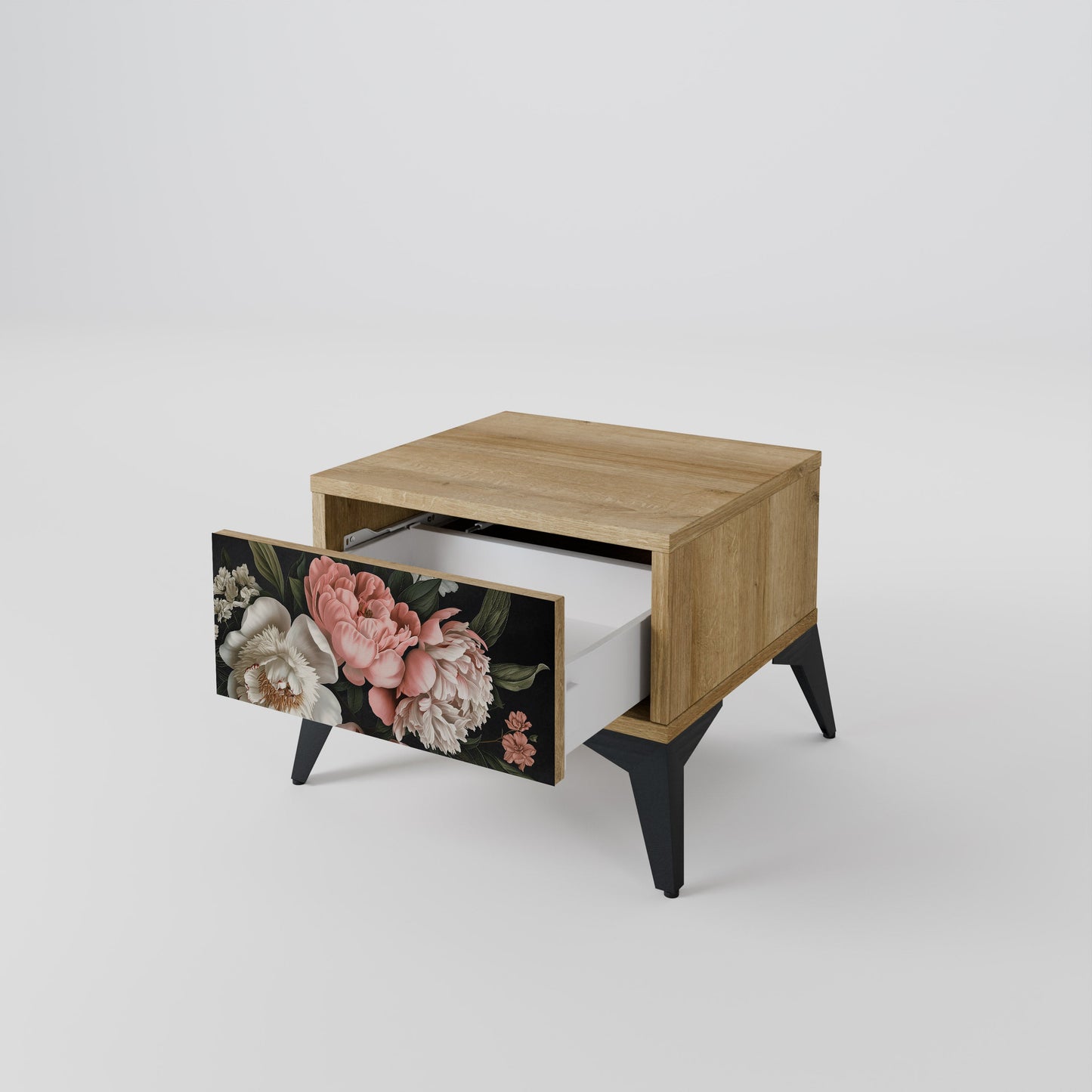 Comodino LUSH ELEGANCE in effetto rovere