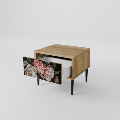 Comodino LUSH ELEGANCE in effetto rovere