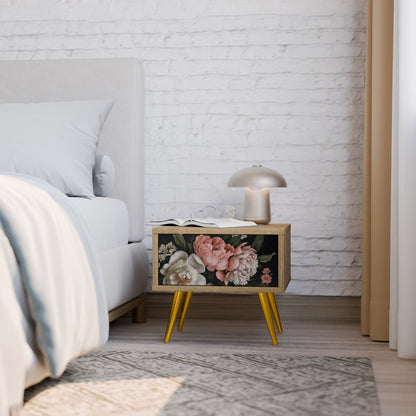 Comodino LUSH ELEGANCE in effetto rovere
