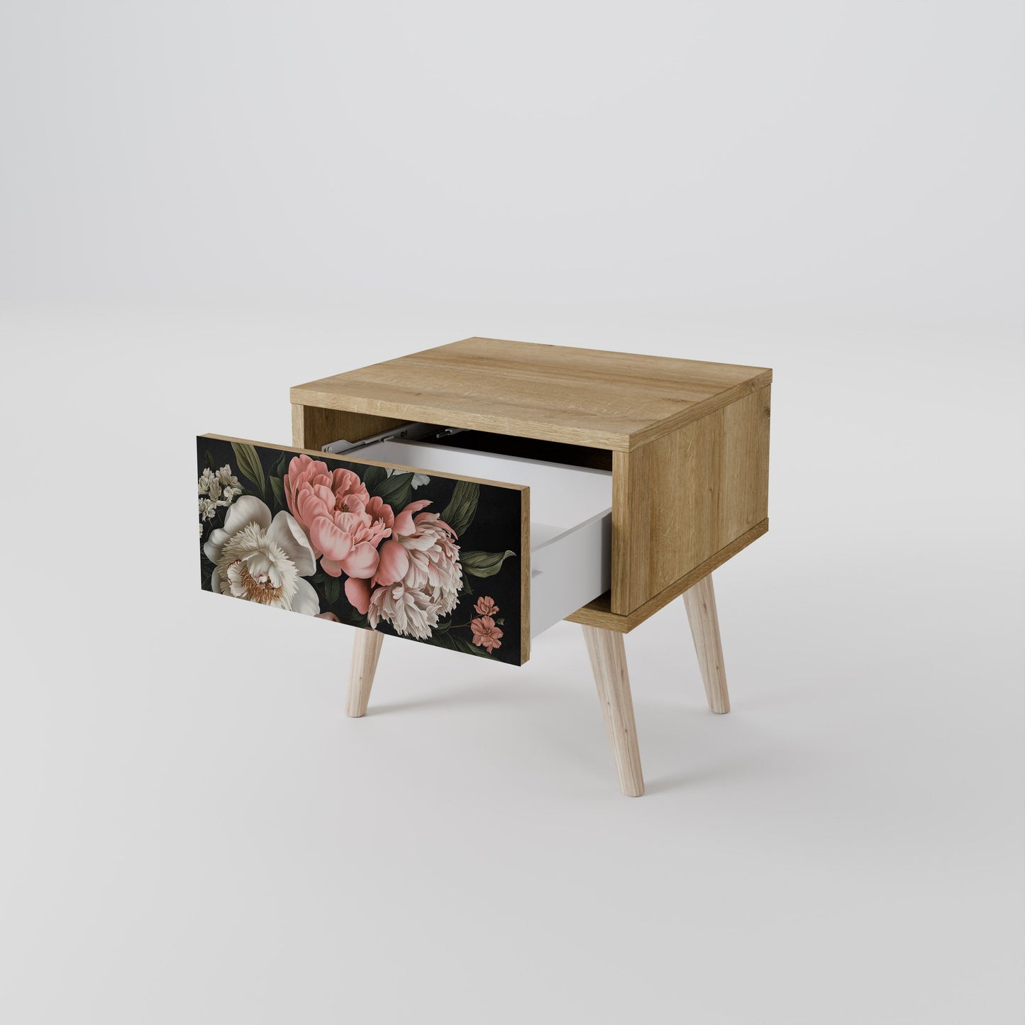 Comodino LUSH ELEGANCE in effetto rovere