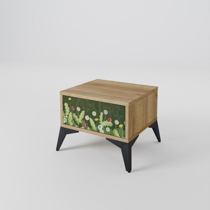 Comodino DANDELION AMUSE effetto rovere