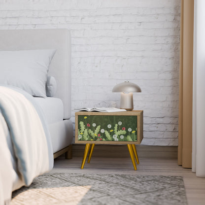 Comodino DANDELION AMUSE effetto rovere