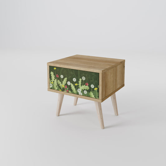 Comodino DANDELION AMUSE effetto rovere