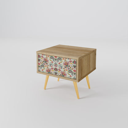 ORGANIC FOLKLORE Nightstand in Oak Effect