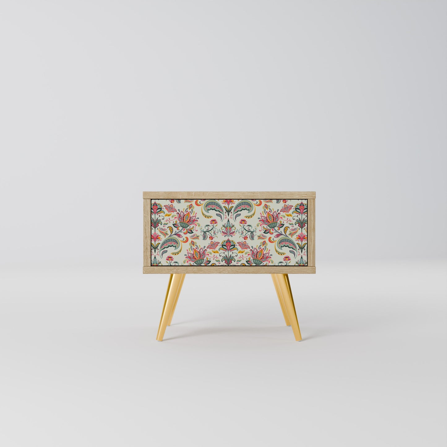 ORGANIC FOLKLORE Nightstand in Oak Effect