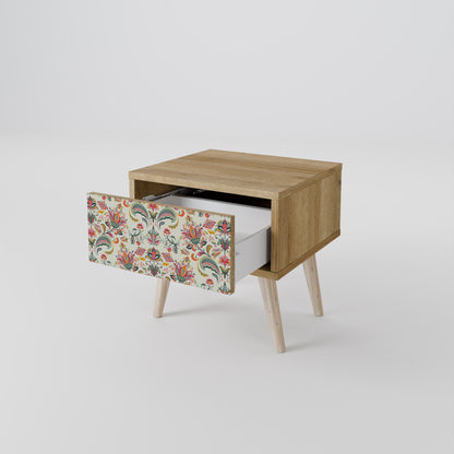 ORGANIC FOLKLORE Nightstand in Oak Effect