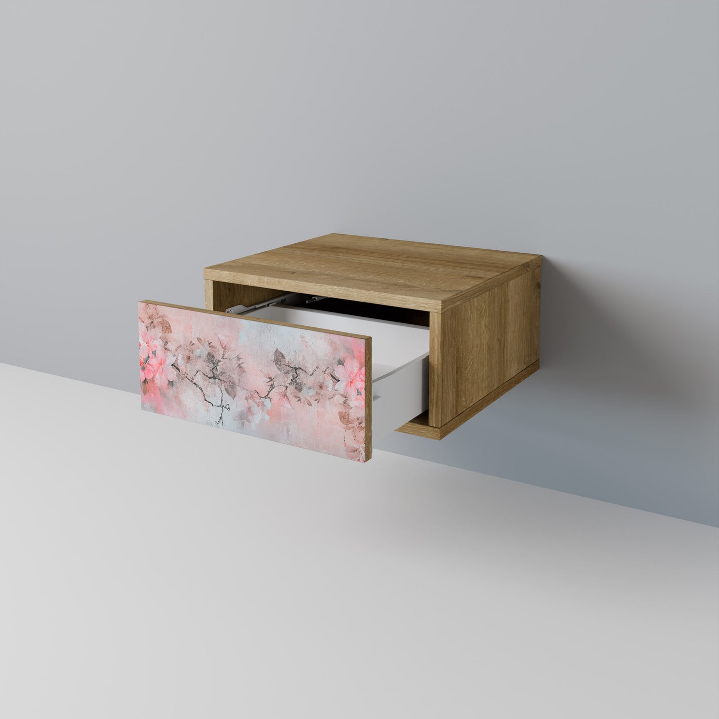 Comodino CHERRY BLOSSOM in effetto rovere