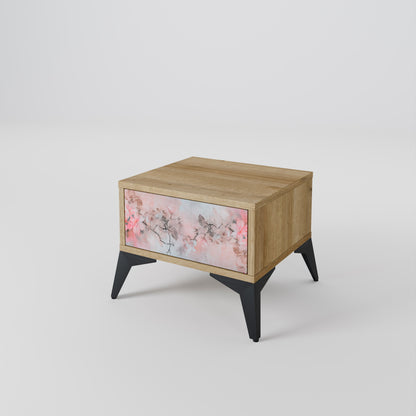Comodino CHERRY BLOSSOM in effetto rovere