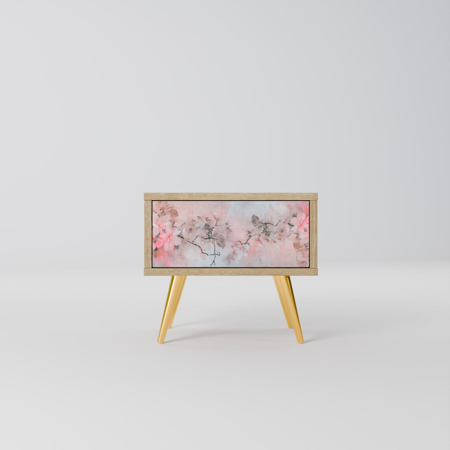 Comodino CHERRY BLOSSOM in effetto rovere