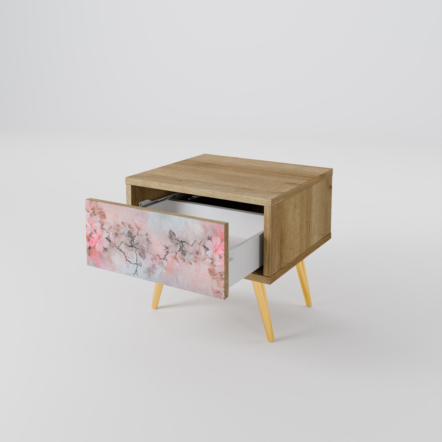 Comodino CHERRY BLOSSOM in effetto rovere