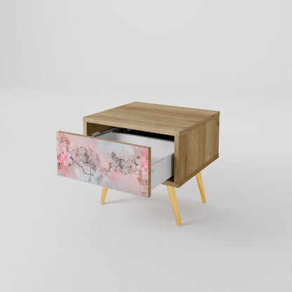 Comodino CHERRY BLOSSOM in effetto rovere