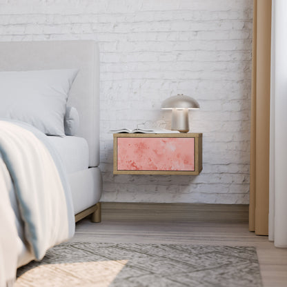 Comodino CRANE DANCE effetto rovere