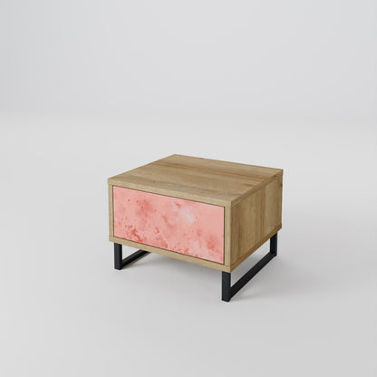 Comodino CRANE DANCE effetto rovere