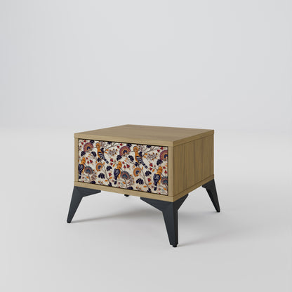 EMINENT HOOPOE Nightstand in Oak Effect