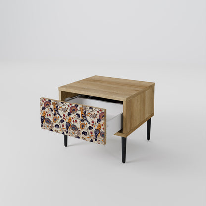 EMINENT HOOPOE Nightstand in Oak Effect