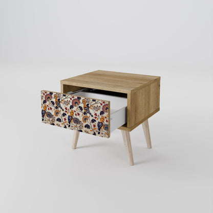 EMINENT HOOPOE Nightstand in Oak Effect