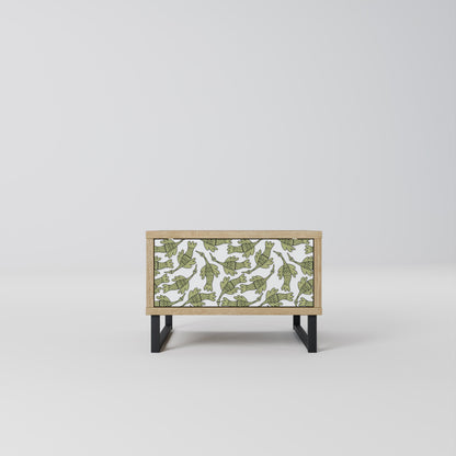 Comodino SEEDLING SONGBIRD in effetto rovere