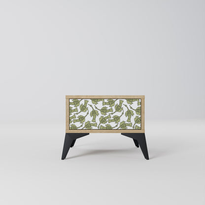 Comodino SEEDLING SONGBIRD in effetto rovere