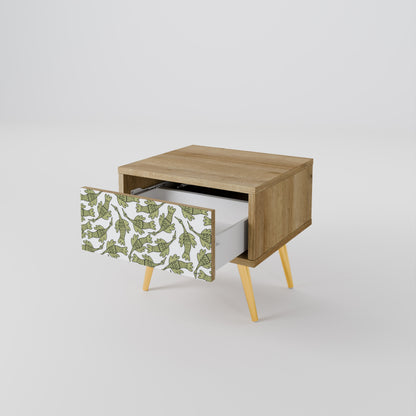 Comodino SEEDLING SONGBIRD in effetto rovere