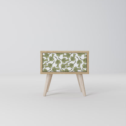Comodino SEEDLING SONGBIRD in effetto rovere