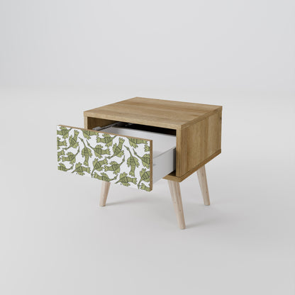 Comodino SEEDLING SONGBIRD in effetto rovere